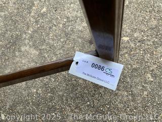 Georgian Style Butler's Tray Table on Mahogany Base.  27"W x 20" x 20"H