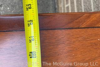 English Regency Mahogany Drop Leaf Sofa Table w/ Castors