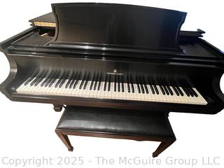 Steinway & Sons Grand Piano 1958 Model L, Ebony Serial #359333