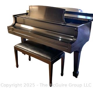 Steinway & Sons Grand Piano 1958 Model L, Ebony Serial #359333