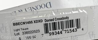 Dooney & Bourke Beacon Half Dome Crossbody Leather Handbag, New with Tags