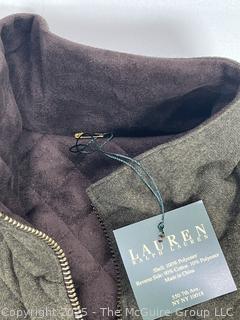 Ralph Lauren Olive Green Quilted Vest, New with Tags