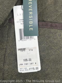 Ralph Lauren Olive Green Quilted Vest, New with Tags