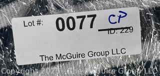 Ralph Lauren Striped Cardigan Sweater Knit Black White 1X, New with Tags