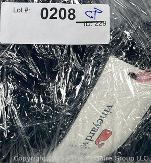 Vineyard Vines Blue Long Sleeve 1/4 Zip Up Pullover Sweater, XL, New with Tags