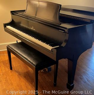 Steinway & Sons Grand Piano 1958 Model L, Ebony Serial #359333