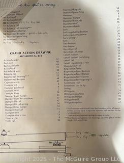 Steinway & Sons Grand Piano 1958 Model L, Ebony Serial #359333