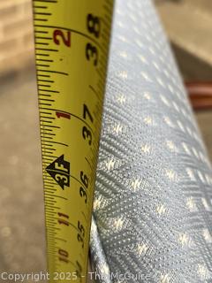 Mahogany Queen Anne Style Upholstered Sheppard Hook Arm Chair by Southwood Furniture Co., Hickory, NC