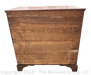 Four (4) Drawer American Chippendale Walnut Chest of Drawers. 41"H x 30"W x 20"D