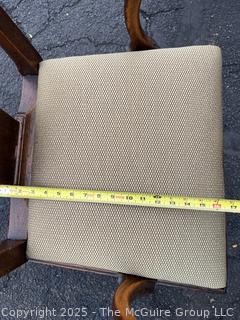 Georgian Carved Mixed Woods Armchair Stamped Sadler