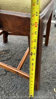 Georgian Carved Mixed Woods Armchair Stamped Sadler