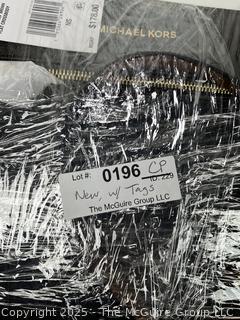 Michael Kors Signature Bedford Logo Flat Crossbody Handbag, New with Tags