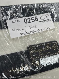 Dooney & Bourke Black & White Cosmetic Pouch, New withTags