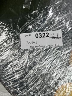 Three (3) Large Metal Outdoor Christmas Decor