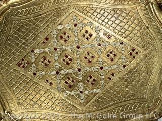 Three (3) Serving Platters or Trays Including H & Co France and Florentine