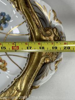 Three (3) Serving Platters or Trays Including H & Co France and Florentine