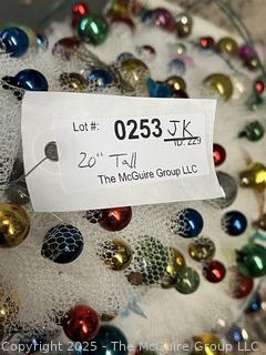 Handmade Tulle Christmas Tree, 20" tall