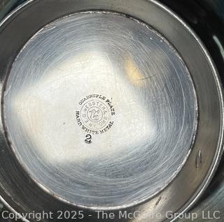  Victorian Quad Plate Webster & Bros Jam Pot and Stand and Bromwell Pickle Cruet with Stand