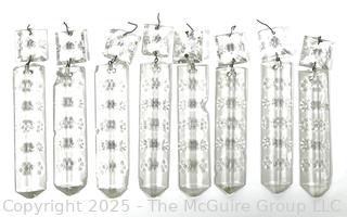 Victorian Girandole Candelabra with Crystal Lusters