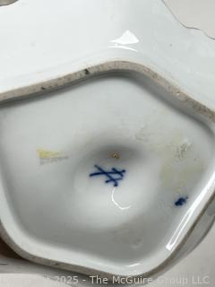 Porcelain and Ruby Red Glassware