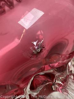 Porcelain and Ruby Red Glassware