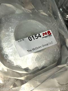 Porcelain and Ruby Red Glassware