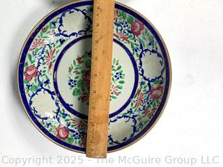 Two (2) Chinese Export for Portuguese Market Polychrome Bowls. 9”