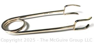 Leonore Doskow for Cartier Sterling Silver Ice Tongs.  31 grams