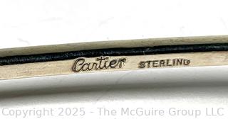 Leonore Doskow for Cartier Sterling Silver Ice Tongs.  31 grams