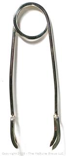Leonore Doskow for Cartier Sterling Silver Ice Tongs.  31 grams