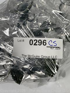 Epergne Tole Rose Tree with Eight (8) Glass Vases 