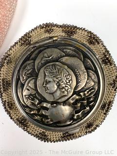 Three (3) Victorian Beaded Handbags Including Steel Bead Tam O Shanter Style Coin Purse