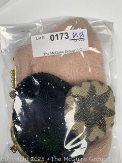 Three (3) Victorian Beaded Handbags Including Steel Bead Tam O Shanter Style Coin Purse