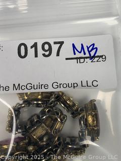 Multi Stone and Rhinestone Slide Bracelet