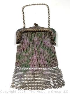 Dresden Chain Maille Mesh Painted Handbag