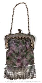 Dresden Chain Maille Mesh Painted Handbag