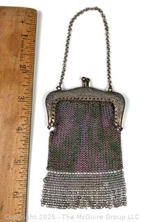 Dresden Chain Maille Mesh Painted Handbag