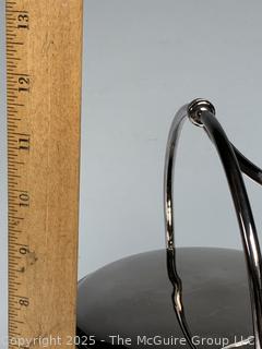 Bernard Rice's & Sons, Apollo Silver Plated Reticulating Roll Ove Lid Ice Bucket 