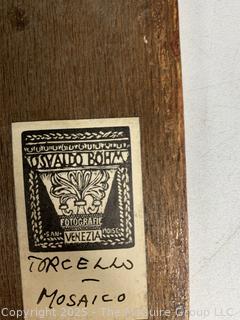 Four (4) Hand Painted Icons on Wood Boards Including Solomon & Sheba Icon Barbara Goshu 1975 and Osvaldo Bohm Photo Fotografie Venezia Italy