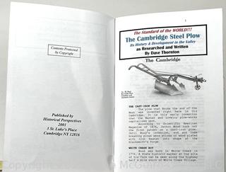 Collection of Ephemera Including YMCA Photo, Silver Lake 1920 & Cambridge Steel Plow & Farm Tools Catalog