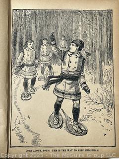 Three (3) Antique Children's Books Including Merry Moments.