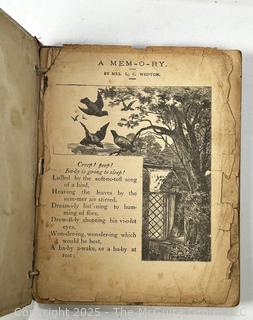 Three (3) Antique Children's Books Including Merry Moments.