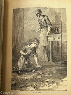 Three (3) Antique Children's Books Including Merry Moments.