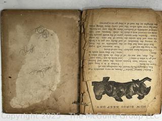 Three (3) Antique Children's Books Including Merry Moments.