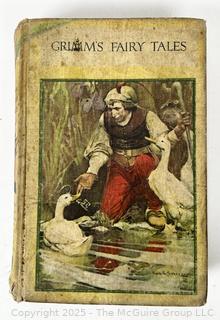 Three (3) Antique Children's Books Including Merry Moments.