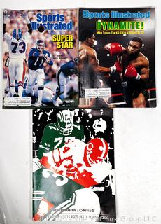 Five (5) Sports Magazines Including Cornell-Dartmouth Football Program Featuring Ed Marinaro