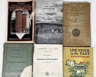 Six (6) New York State Farming Books