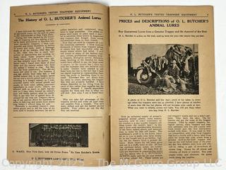 O.L. Butcher Trapping Supplies 1946-1947 Catalog Shushan NY 
