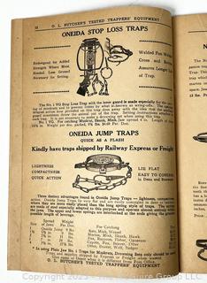 O.L. Butcher Trapping Supplies 1946-1947 Catalog Shushan NY 