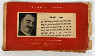 Europe at War by David Low, 1941.  Collection of 60 Political Cartoons from WWII.